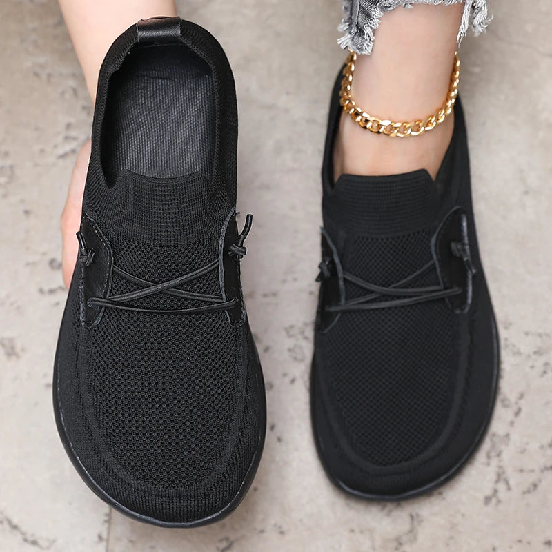Premium Wide Fit Barefoot Mesh Sneakers