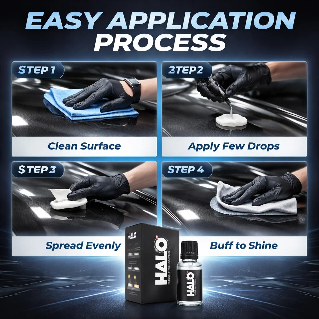 Halo V2 Flexible Paint Protection Film & Vinyl Wrap Coating for Gloss, Satin & Matte Finishes