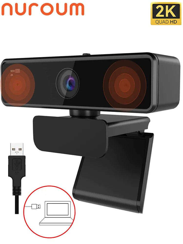 1080P 60FPS Full HD USB Webcam with Microphone
