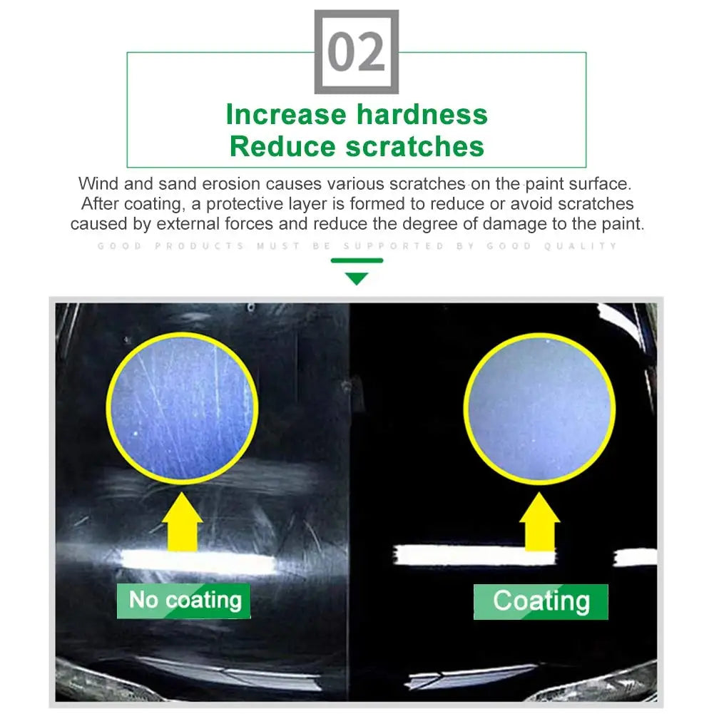 Nano Ceramic Coating Spray Sealant with Hydrophobic Waterproof High Gloss Protection