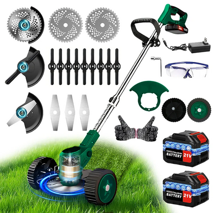 Cordless Electric Lawn Mower & Grass Trimmer