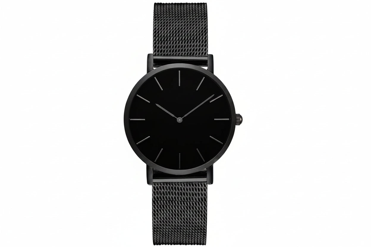 Premium Rose Gold Quartz Stainless Steel Watch