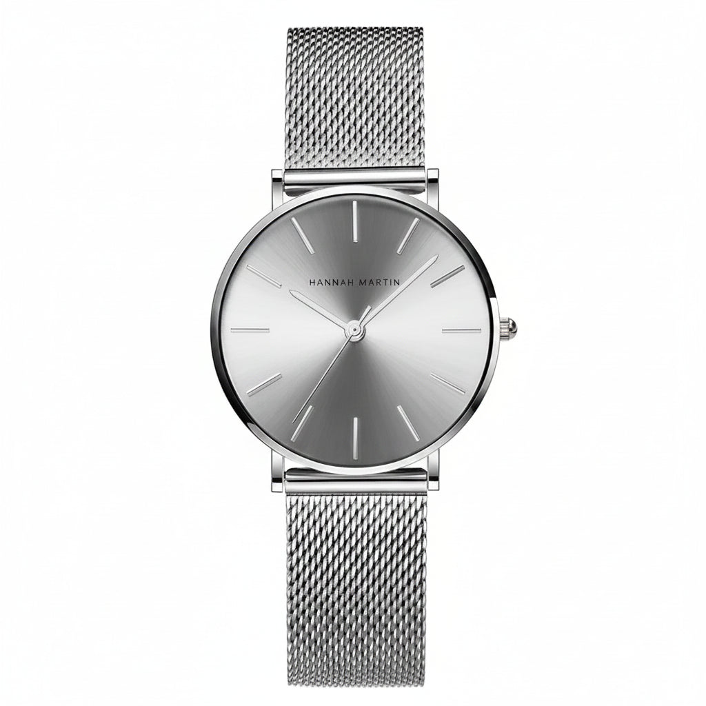 Premium Rose Gold Quartz Stainless Steel Watch