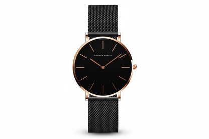 Premium Rose Gold Quartz Stainless Steel Watch