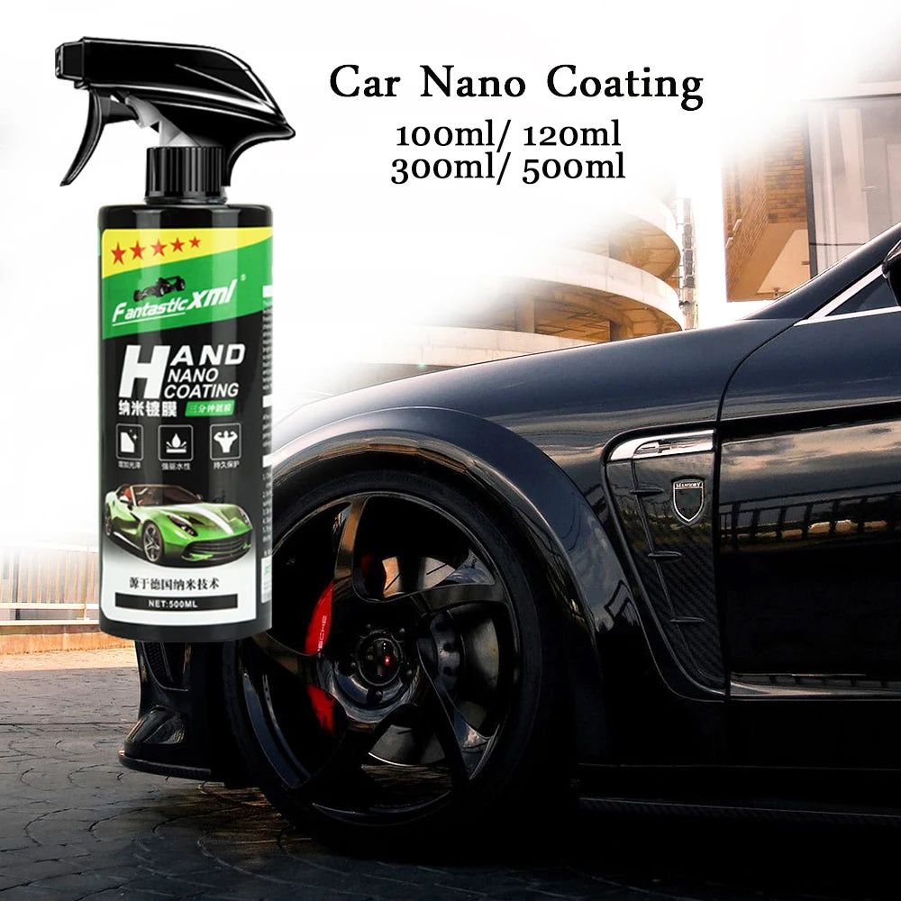 Nano Ceramic Coating Spray Sealant with Hydrophobic Waterproof High Gloss Protection