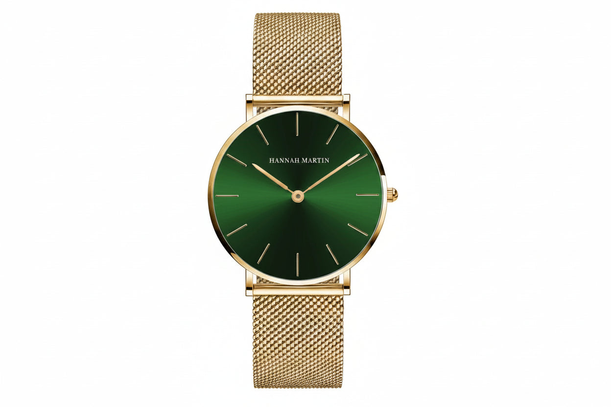 Premium Rose Gold Quartz Stainless Steel Watch