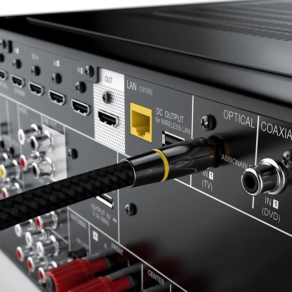Digital Optical Toslink SPDIF Audio Cable for Soundbar, Amplifier, PS4 & Home Theater Systems