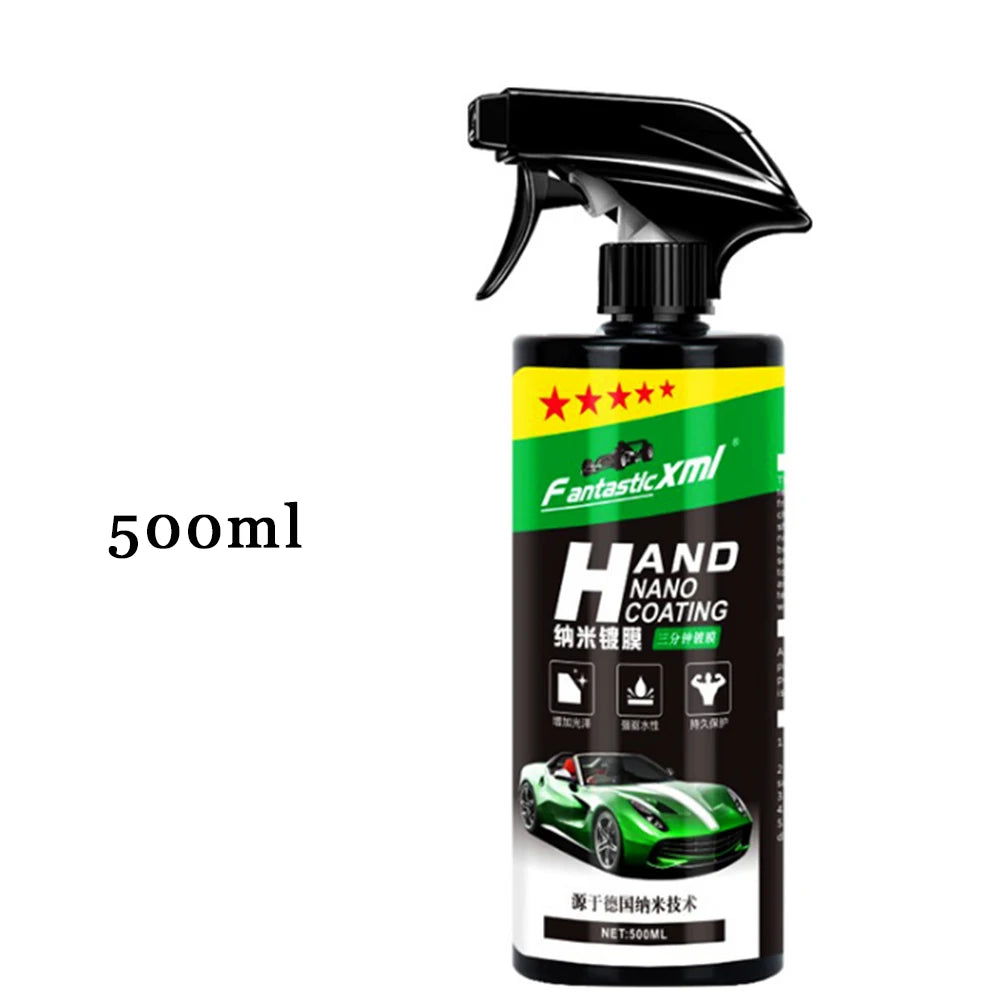 Nano Ceramic Coating Spray Sealant with Hydrophobic Waterproof High Gloss Protection