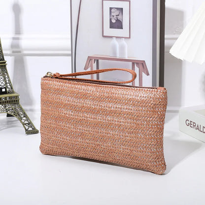 Straw Woven Clutch Bag
