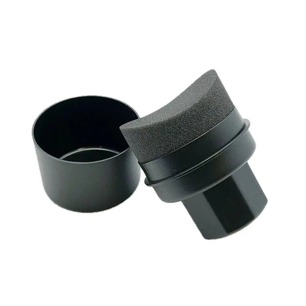 Curved Tire Wax Applicator Sponge with Lid for Tire Dressing & Detailing