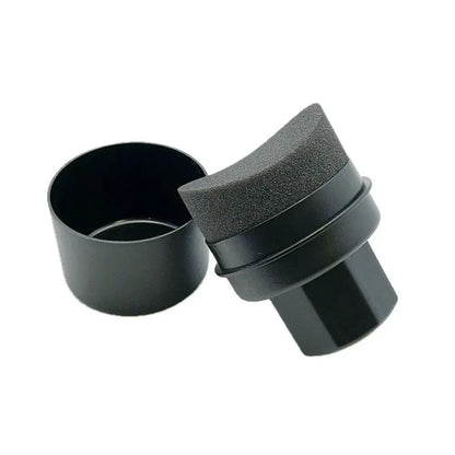 Curved Tire Wax Applicator Sponge with Lid for Tire Dressing & Detailing