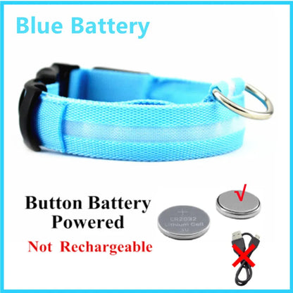 USB Rechargeable LED Dog Safety Collar