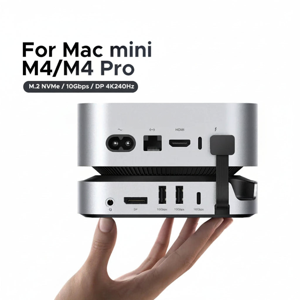 USB-C Docking Station with M.2 NVMe SSD Slot & 4K Display