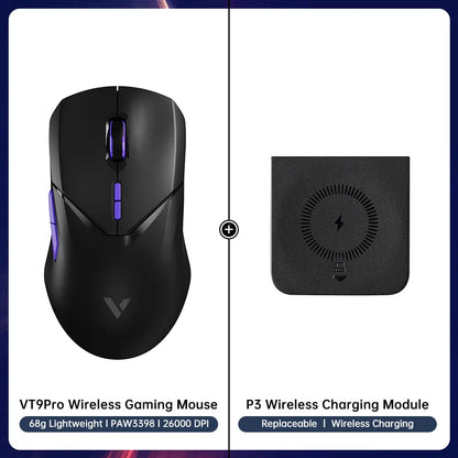 Superlight Wireless Gaming Mouse with 26,000 DPI & 4KHz Polling Rate