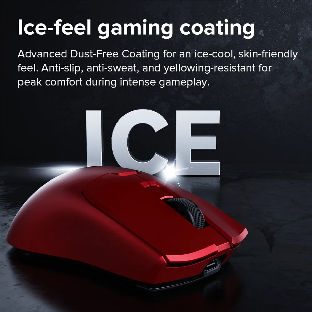 46g Ultra-Lightweight Wireless Gaming Mouse with 1KHz Polling Rate