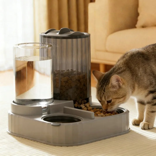 2-in-1 Automatic Pet Feeder & Water Dispenser