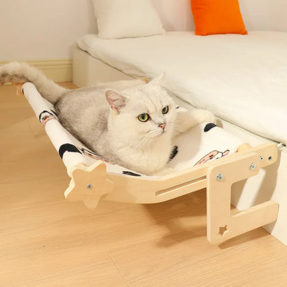 Cat Bedside Hammock & Window Perch