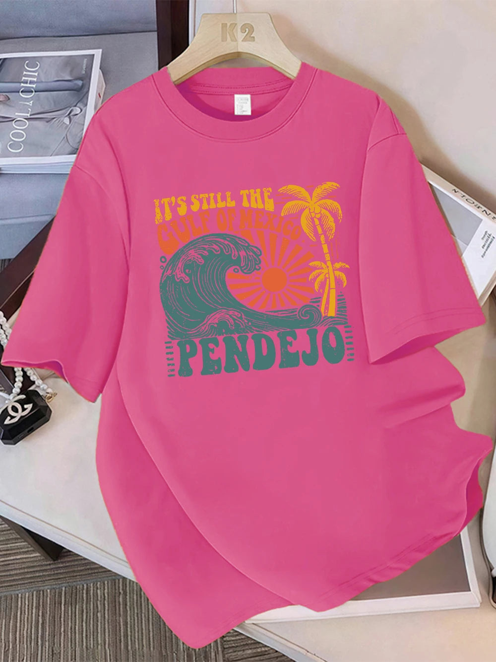 Gulf of Mexico Graphic Print Short Sleeve T-Shirt