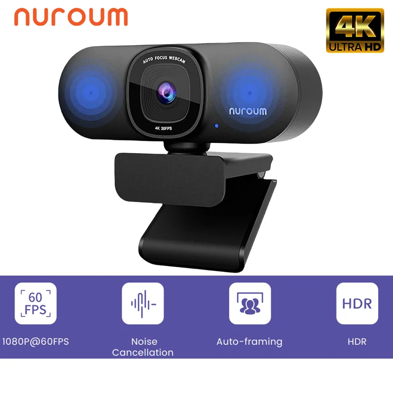1080P 60FPS Full HD USB Webcam with Microphone