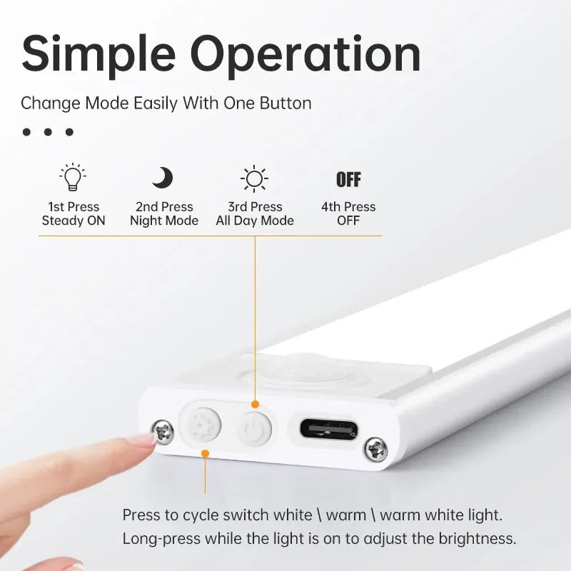 Wireless LED Motion Sensor Cabinet Light