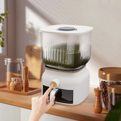 22lb Airtight Rice & Grain Storage Dispenser