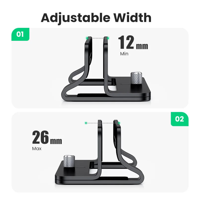 Adjustable Aluminum Vertical Laptop Stand