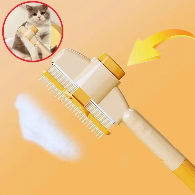 Self-Cleaning Pet Grooming Brush