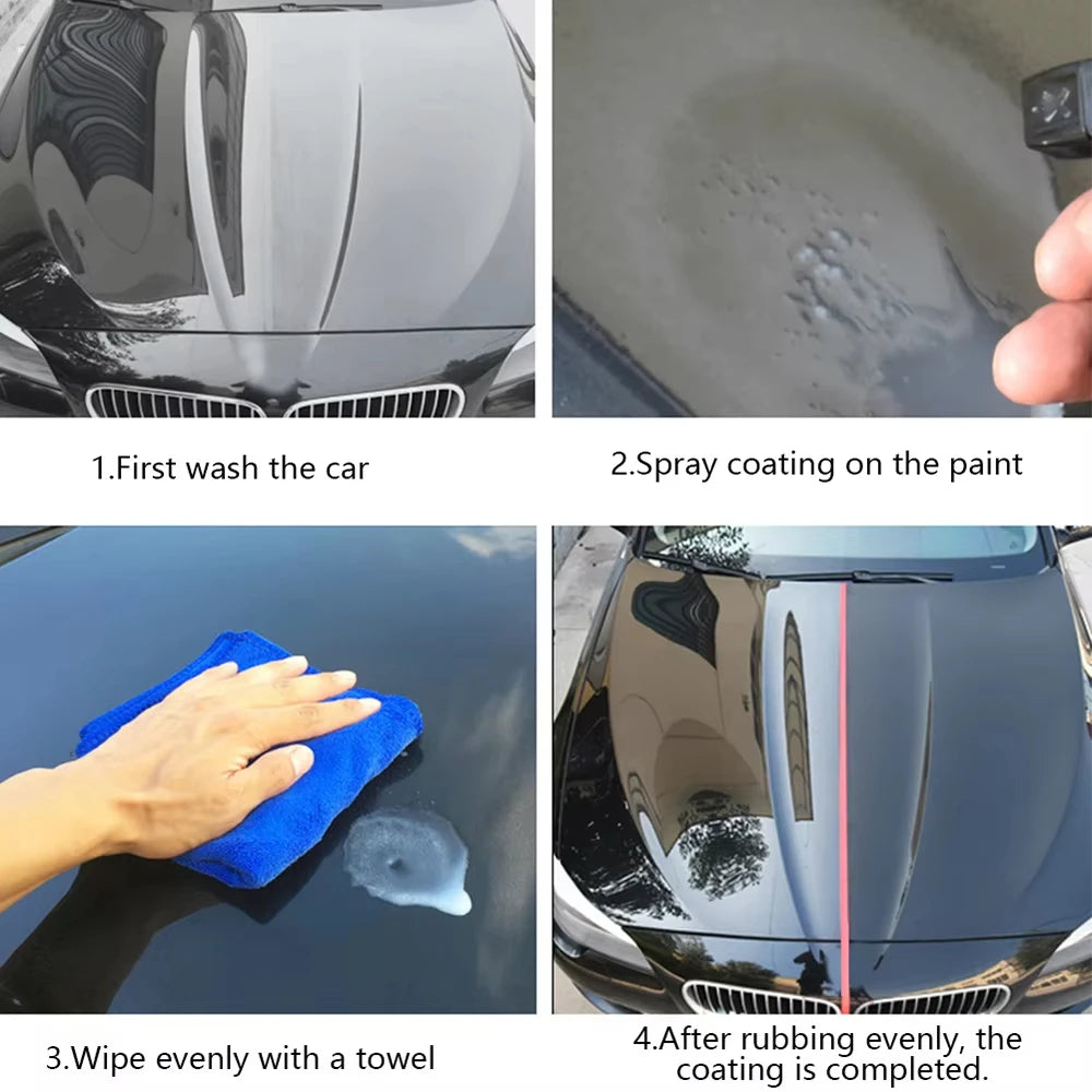 Ceramic Nano Coating Liquid for Toyota with Crystal Hydrophobic Paint Protection & High Gloss Polish