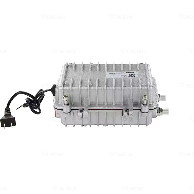 Outdoor FTTH CATV Optical Receiver with Dual RF Outputs for FTTB Fiber Access Networks