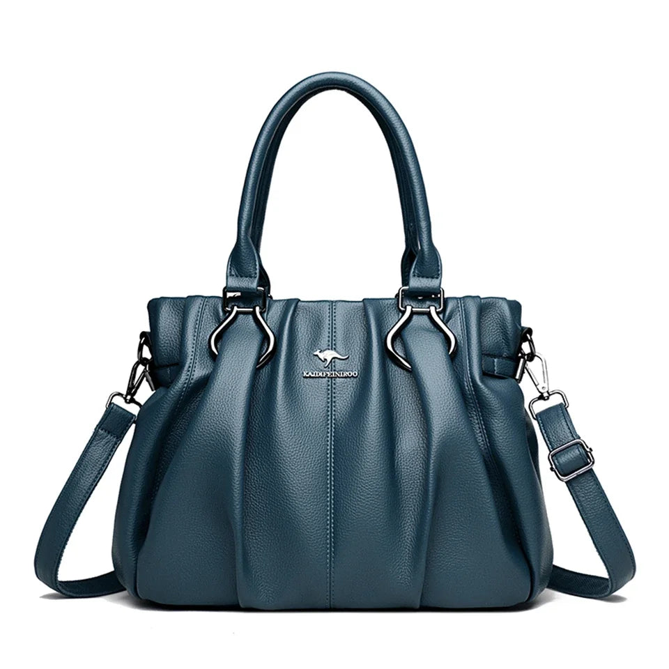 Genuine Casual Tote Bag Luxury Handbags For Women Designer Purses and Handbag High Quality Soft Leather Commuting Hand Bags