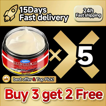 Car Scratch Remover & Nano Ceramic Coating Wax for Paint Repair, Surface Restoration & Gloss Enhancement
