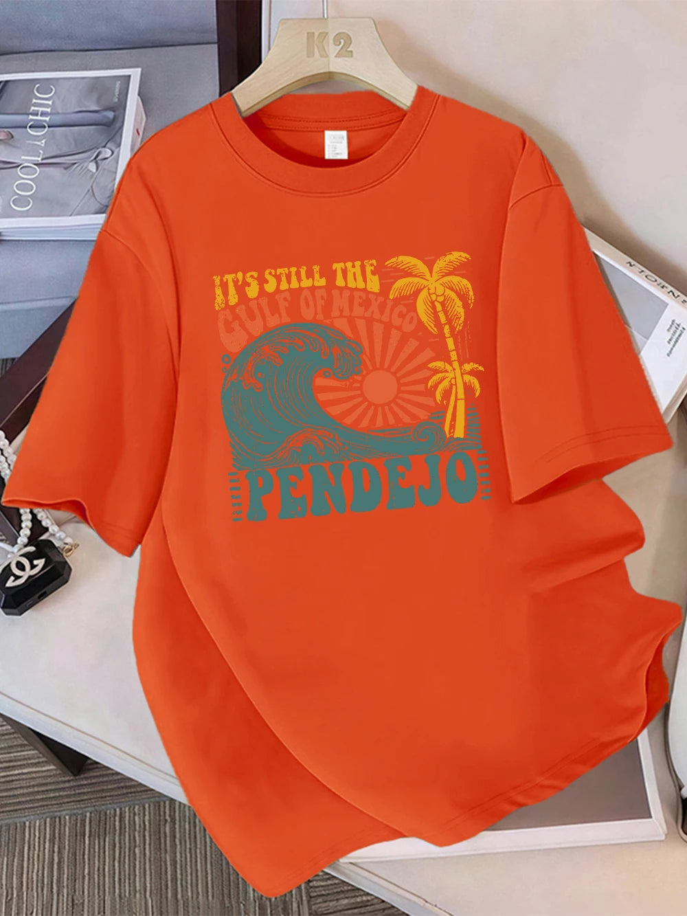 Gulf of Mexico Graphic Print Short Sleeve T-Shirt