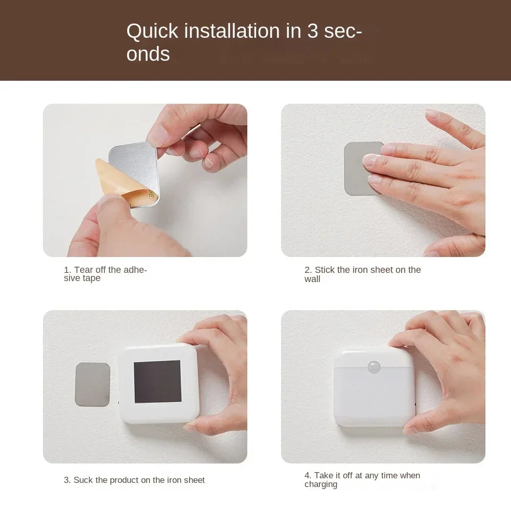 USB Rechargeable LED Motion Sensor Light