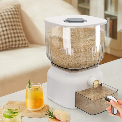 22lb Airtight Rice & Grain Storage Dispenser