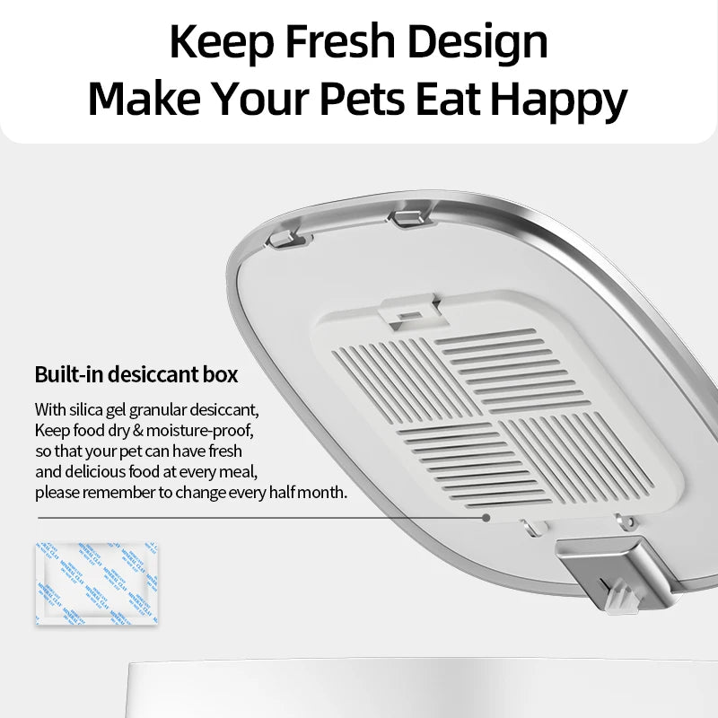Smart WiFi Automatic Double Pet Feeder