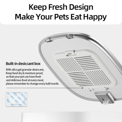 Smart WiFi Automatic Double Pet Feeder