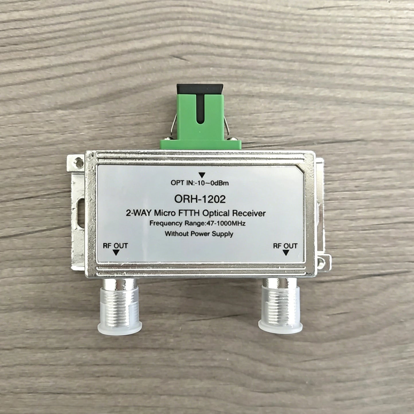 FTTH Optical Receiver with Dual Fiber CATV Converter for Home Network & Cable TV Systems