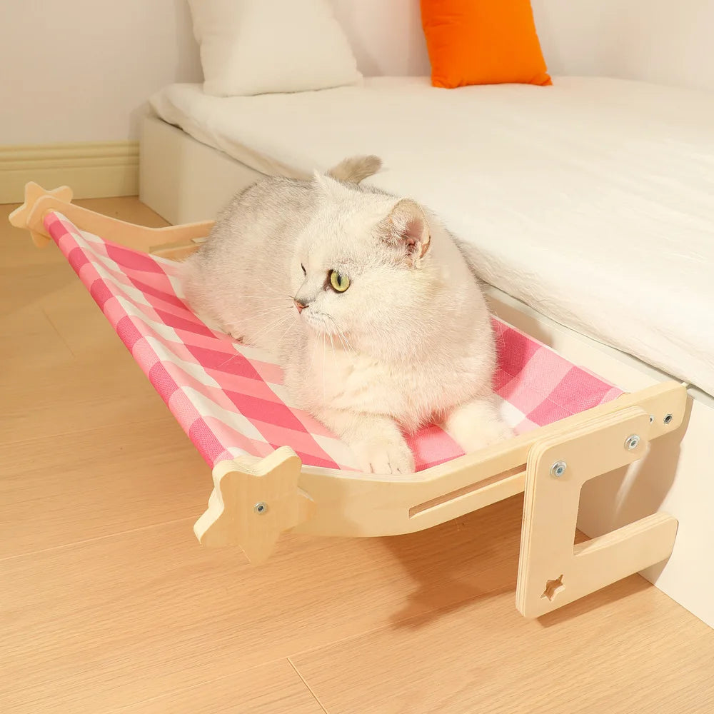 Cat Bedside Hammock & Window Perch