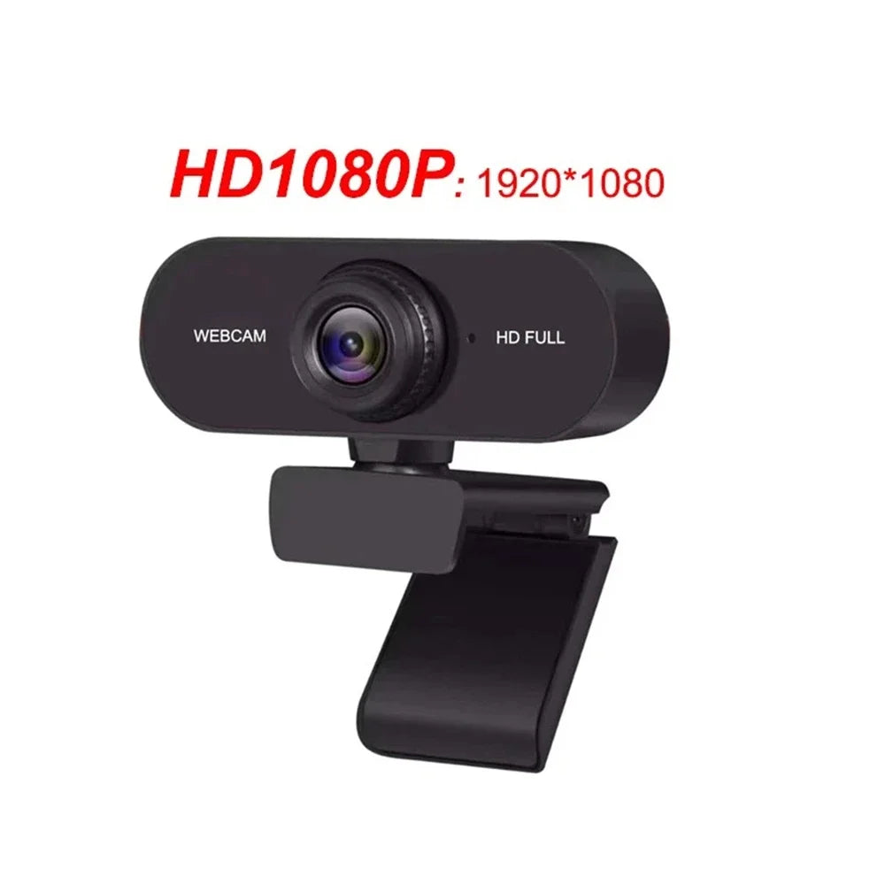 2K HD USB Webcam with Microphone & Privacy Cover