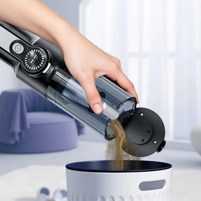 Wireless Handheld Car Vacuum Cleaner with High-Power Suction & One-Touch Dust Emptying