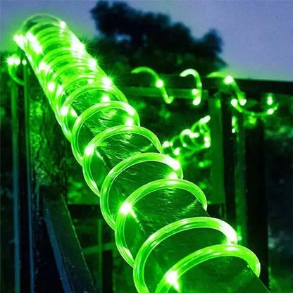 Solar LED Rope String Lights for Outdoor