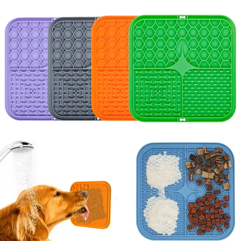 Silicone Slow Feeder Lick Mat for Pets