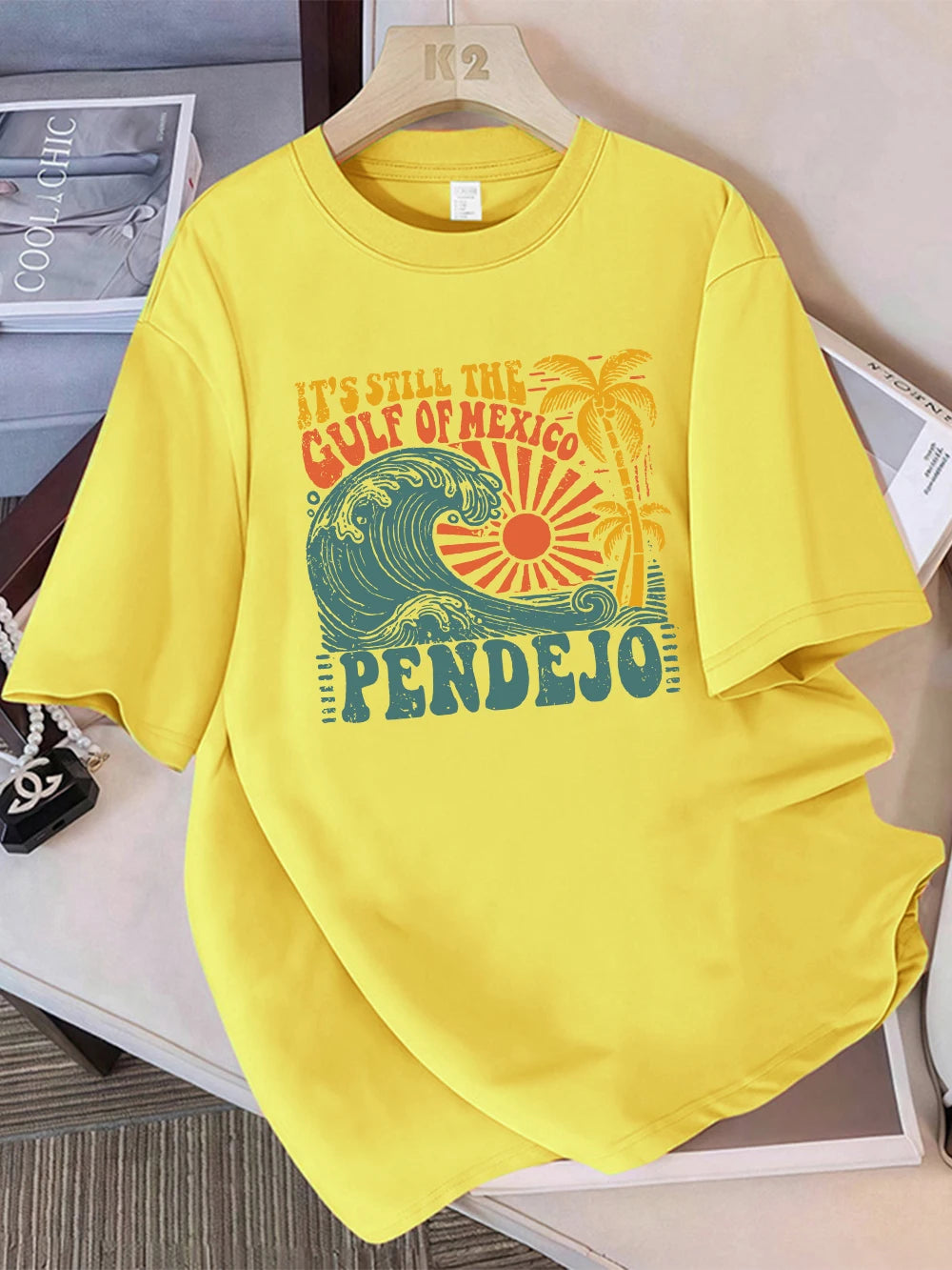 Gulf of Mexico Graphic Print Short Sleeve T-Shirt