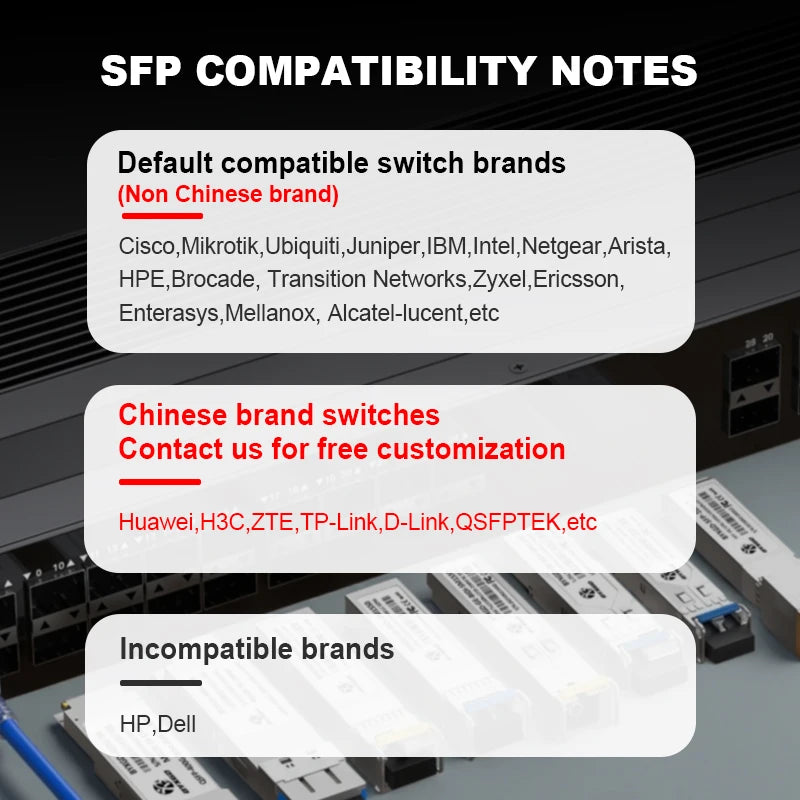 1.25G Single Mode SC BiDi SFP Fiber Optic Transceiver Module Pair for Gigabit Networks