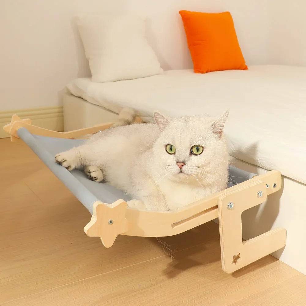Cat Bedside Hammock & Window Perch
