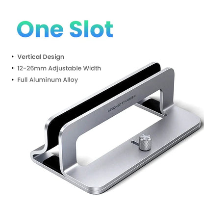 Adjustable Aluminum Vertical Laptop Stand