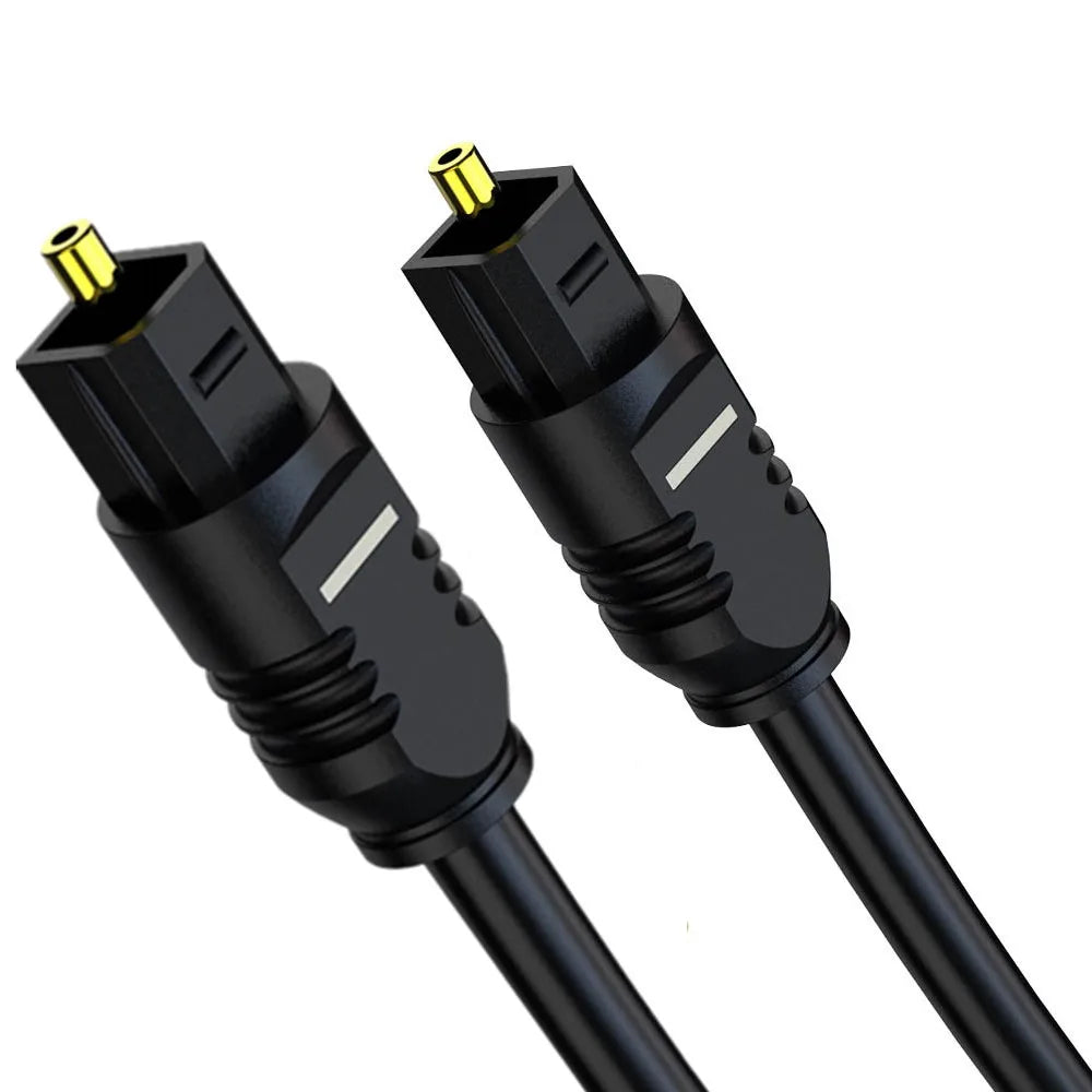Digital Optical Toslink SPDIF Audio Cable for Soundbar, Amplifier, PS4 & Home Theater Systems