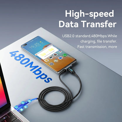 100W USB-C Fast Charging Cable with Display