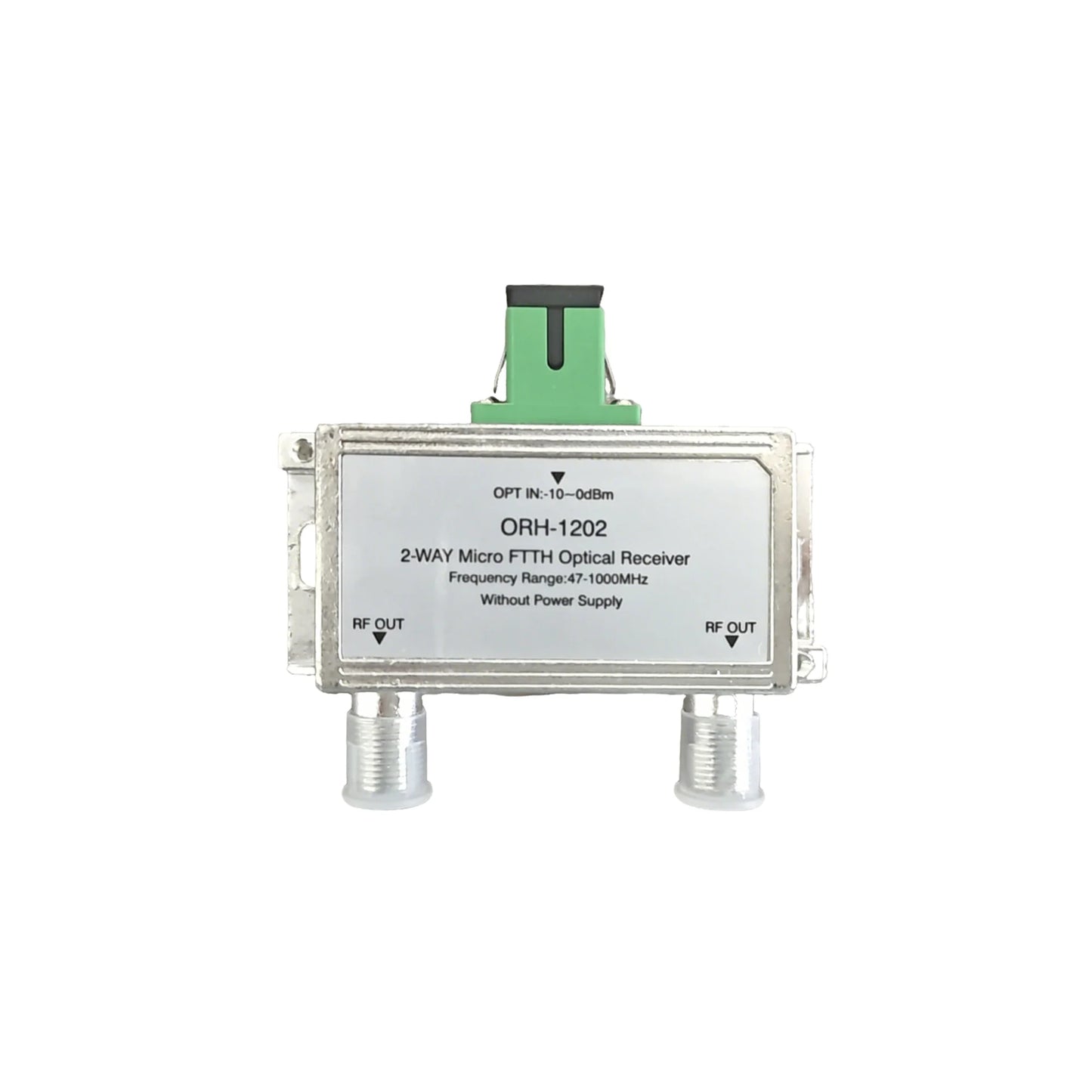FTTH Optical Receiver with Dual Fiber CATV Converter for Home Network & Cable TV Systems