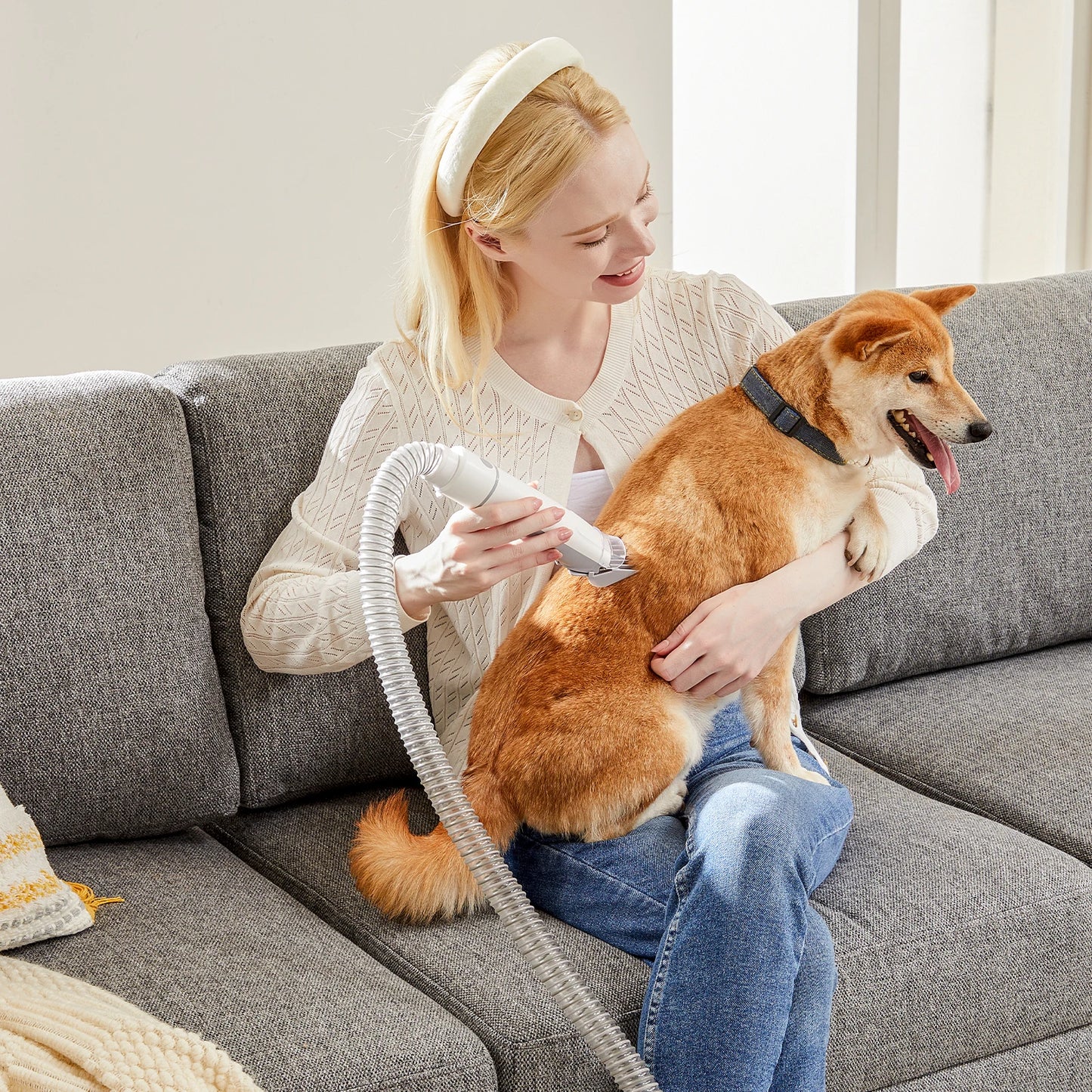 2.5L Professional Pet Grooming Vacuum Kit